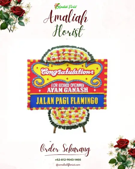 Sewa Papan Bunga Taji